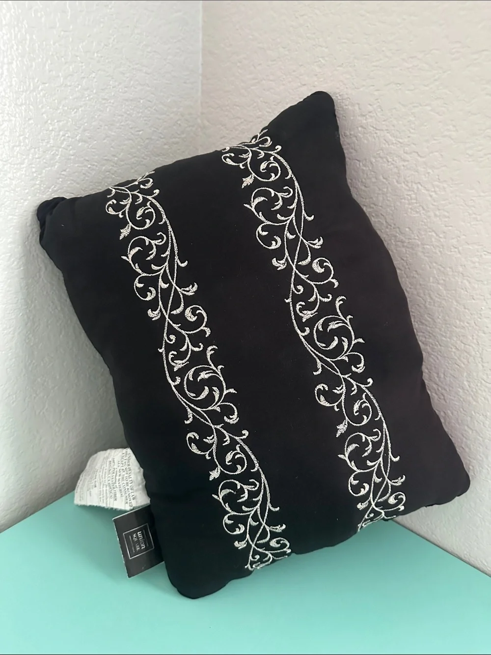 Union Square collection decorative black throw pillow-brand new/never used.